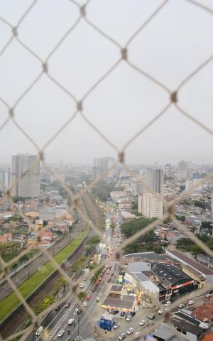 Apartamento à venda com 73m², 3 quartos e 2 vagasVista da  varanda da sala