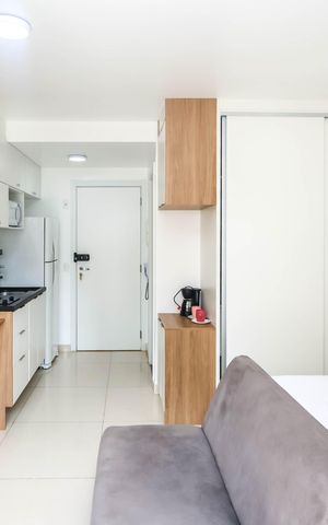 Studio para alugar com 25m², 1 quarto e sem vagaStudio