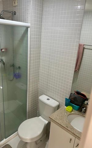 Studio para alugar com 35m², 1 quarto e 1 vaga Studio para alugar com 35m², 1 quarto e 1 vagaBanheiro social