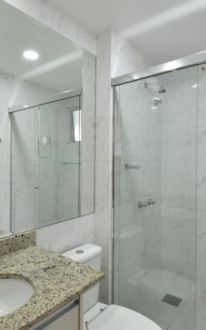 Apartamento à venda com 88m², 3 quartos e 1 vagaBanheiro social