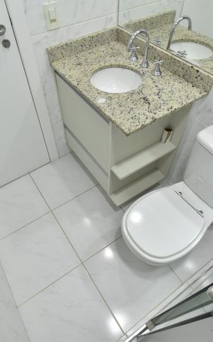 Apartamento à venda com 88m², 3 quartos e 1 vagaBanheiro social