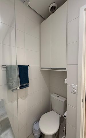 Apartamento para alugar com 32m², 1 quarto e sem vaga Apartamento para alugar com 32m², 1 quarto e sem vagaBanheiro social