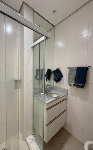 Apartamento para alugar com 32m², 1 quarto e sem vaga Apartamento para alugar com 32m², 1 quarto e sem vagaBanheiro social