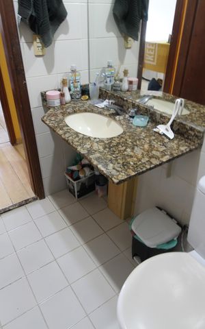 Apartamento à venda com 117m², 3 quartos e 2 vagasBanheiro Social