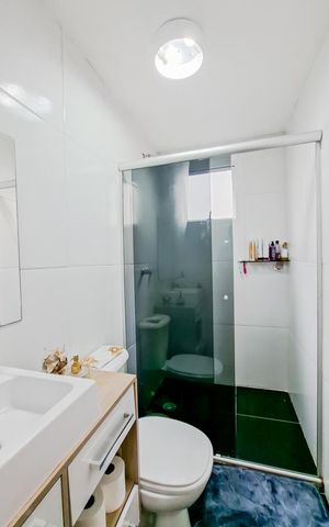 Apartamento à venda com 48m², 2 quartos e 1 vagaBanheiro