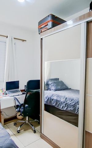 Apartamento à venda com 48m², 2 quartos e 1 vagaQuarto 1