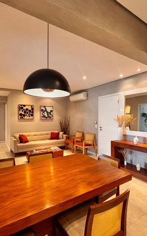 Apartamento para alugar com 107m², 2 quartos e 2 vagas Apartamento para alugar com 107m², 2 quartos e 2 vagasSala de Jantar