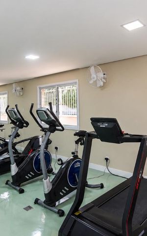 Apartamento para alugar com 107m², 2 quartos e 2 vagas Apartamento para alugar com 107m², 2 quartos e 2 vagasÁrea comum - Academia