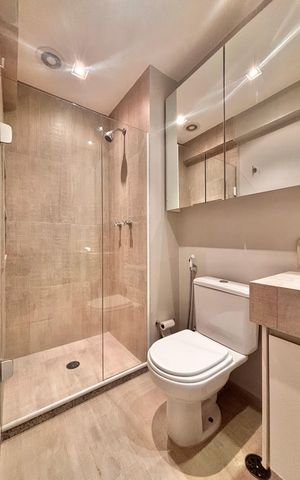 Apartamento para alugar com 107m², 2 quartos e 2 vagas Apartamento para alugar com 107m², 2 quartos e 2 vagasBanheiro suíte 1