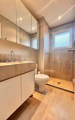 Apartamento para alugar com 107m², 2 quartos e 2 vagas Apartamento para alugar com 107m², 2 quartos e 2 vagasBanheiro suíte 2