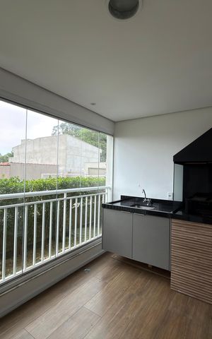 Apartamento à venda com 74m², 2 quartos e 2 vagas Apartamento à venda com 74m², 2 quartos e 2 vagasVaranda gourmet