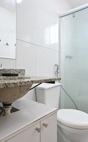Apartamento à venda com 78m², 3 quartos e 2 vagasBanheiro Suíte 1