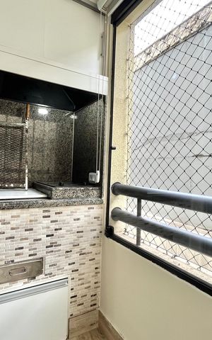 Studio à venda com 34m², 1 quarto e 1 vagaVaranda