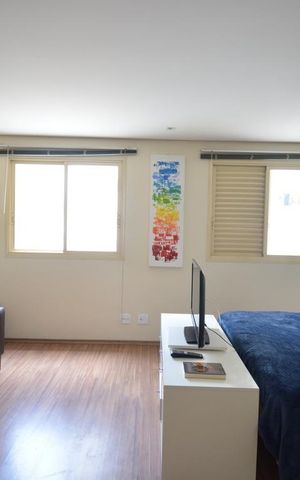 Studio para alugar com 26m², 1 quarto e 1 vaga