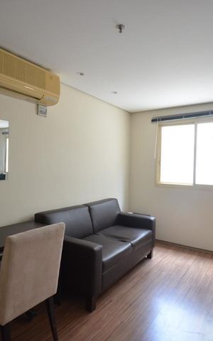 Studio para alugar com 26m², 1 quarto e 1 vaga