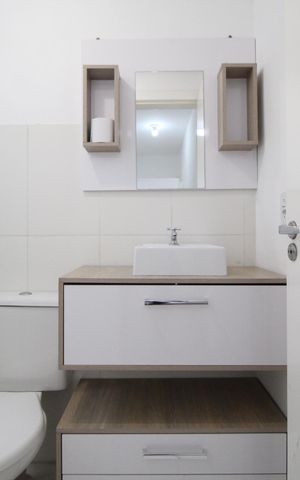 Apartamento à venda com 63m², 3 quartos e 2 vagasBanheiro