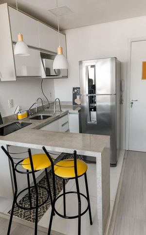 Apartamento à venda com 35m², 1 quarto e 1 vaga Apartamento à venda com 35m², 1 quarto e 1 vagaCozinha - Armários