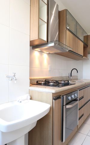 Apartamento à venda com 42m², 2 quartos e sem vagaCozinha e Área de Serviço