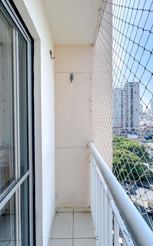 Apartamento à venda com 52m², 2 quartos e 1 vagaVaranda
