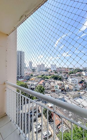 Apartamento à venda com 52m², 2 quartos e 1 vagaVaranda