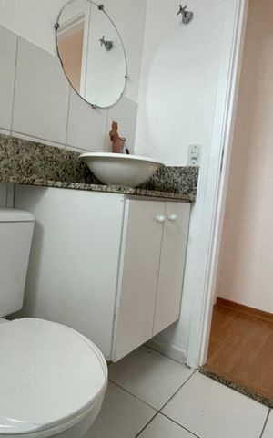 Apartamento à venda com 50m², 2 quartos e 1 vaga Apartamento à venda com 50m², 2 quartos e 1 vagaBanheiro