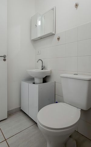 Studio à venda com 35m², 1 quarto e 1 vaga Studio à venda com 35m², 1 quarto e 1 vagaBanheiro Social