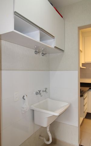 Casa para alugar com 44m², 2 quartos e 1 vagaSala / Cozinha