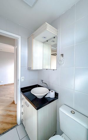 Apartamento à venda com 48m², 2 quartos e 1 vagaBanheiro