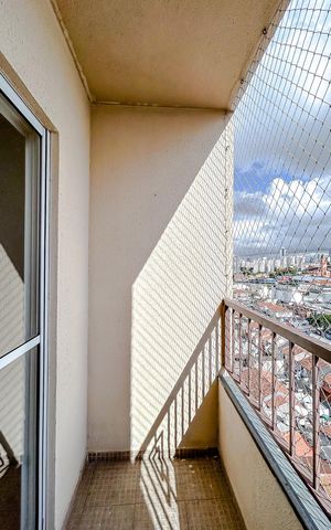 Apartamento à venda com 48m², 2 quartos e 1 vagaVaranda