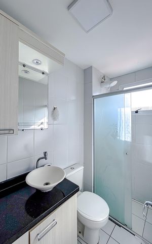 Apartamento à venda com 48m², 2 quartos e 1 vagaBanheiro