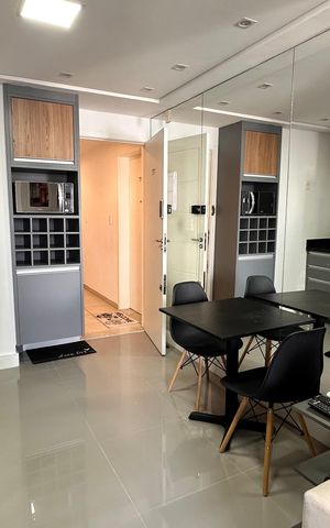Apartamento para alugar com 38m², 1 quarto e 1 vagaSala/cozinha