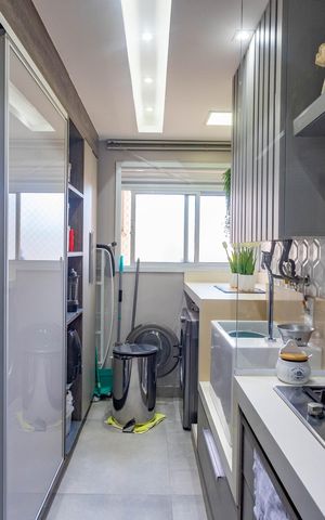 Apartamento à venda com 105m², 3 quartos e 2 vagas Apartamento à venda com 105m², 3 quartos e 2 vagasCozinha