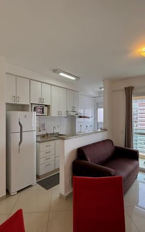 Apartamento para alugar com 36m², 1 quarto e 1 vaga Apartamento para alugar com 36m², 1 quarto e 1 vagaSala