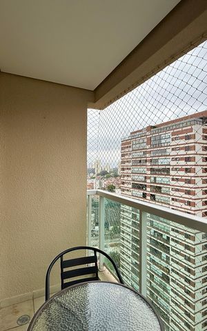 Apartamento para alugar com 36m², 1 quarto e 1 vaga Apartamento para alugar com 36m², 1 quarto e 1 vagaSacada