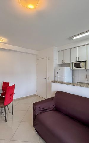 Apartamento para alugar com 36m², 1 quarto e 1 vaga Apartamento para alugar com 36m², 1 quarto e 1 vagaSala