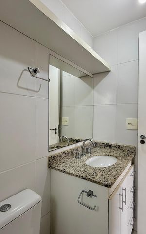 Apartamento para alugar com 36m², 1 quarto e 1 vaga Apartamento para alugar com 36m², 1 quarto e 1 vagaBanheiro Suíte