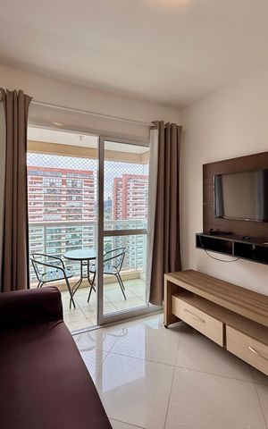 Apartamento para alugar com 36m², 1 quarto e 1 vaga Apartamento para alugar com 36m², 1 quarto e 1 vagaSala