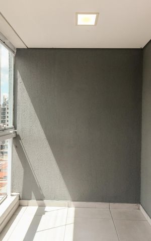 Studio para alugar com 35m², 1 quarto e 1 vaga Studio para alugar com 35m², 1 quarto e 1 vagaVaranda