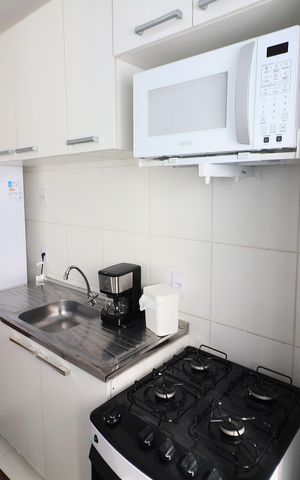 Apartamento para alugar com 38m², 2 quartos e 1 vagaCozinha e Área de Serviço