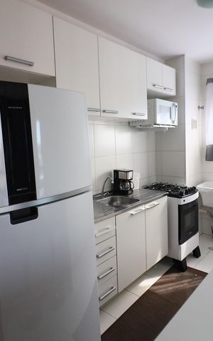 Apartamento para alugar com 38m², 2 quartos e 1 vagaCozinha e Área de Serviço