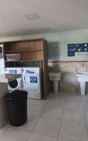 Apartamento para alugar com 38m², 2 quartos e 1 vagaÁrea comum - Lavanderia 