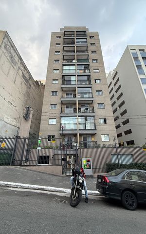 Studio para alugar com 28m², 1 quarto e sem vaga Studio para alugar com 28m², 1 quarto e sem vagaFachada
