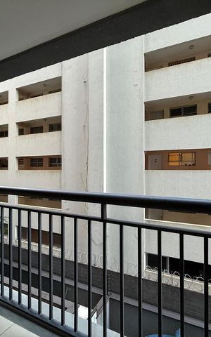 Studio para alugar com 28m², 1 quarto e sem vaga Studio para alugar com 28m², 1 quarto e sem vagaVaranda da Sala/cozinha