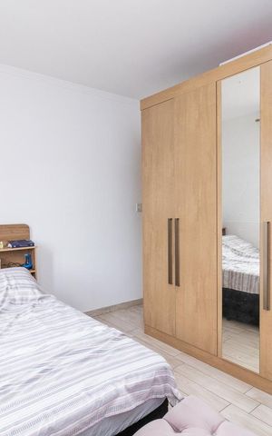 Casa de condomínio à venda com 60m², 2 quartos e 2 vagasSuíte 1