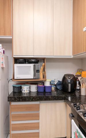 Casa de condomínio à venda com 60m², 2 quartos e 2 vagasCozinha