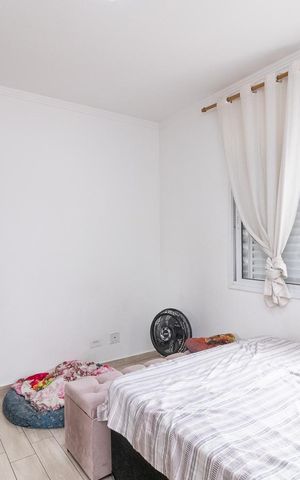 Casa de condomínio à venda com 60m², 2 quartos e 2 vagasSuíte 1