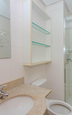 Apartamento para alugar com 37m², 1 quarto e 1 vaga