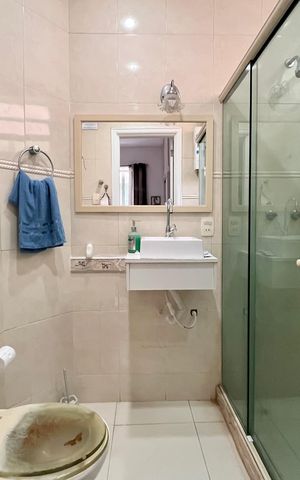 Apartamento à venda com 34m², 1 quarto e sem vaga Apartamento à venda com 34m², 1 quarto e sem vagaBanheiro da Suíte