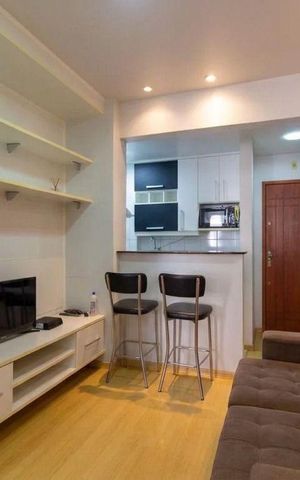 Apartamento para alugar com 40m², 1 quarto e sem vaga