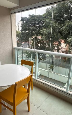 Apartamento para alugar com 48m², 1 quarto e 1 vaga Apartamento para alugar com 48m², 1 quarto e 1 vagaVaranda do Studio